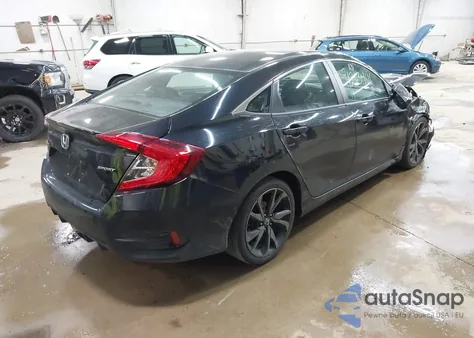 2019 Honda Civic Sport from USA, damaged, VIN 2HGFC2F86KH605506